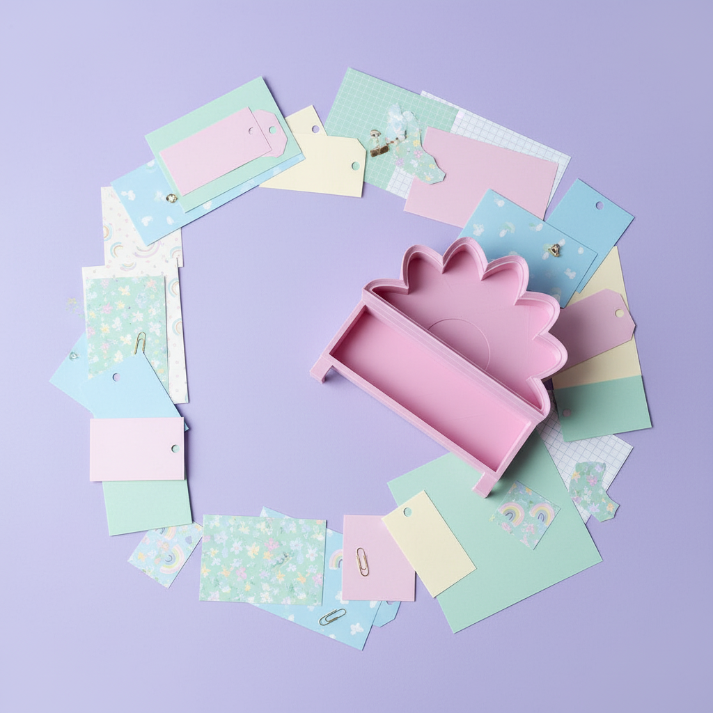 Bandejita Flor para matt y organizador de boleadores