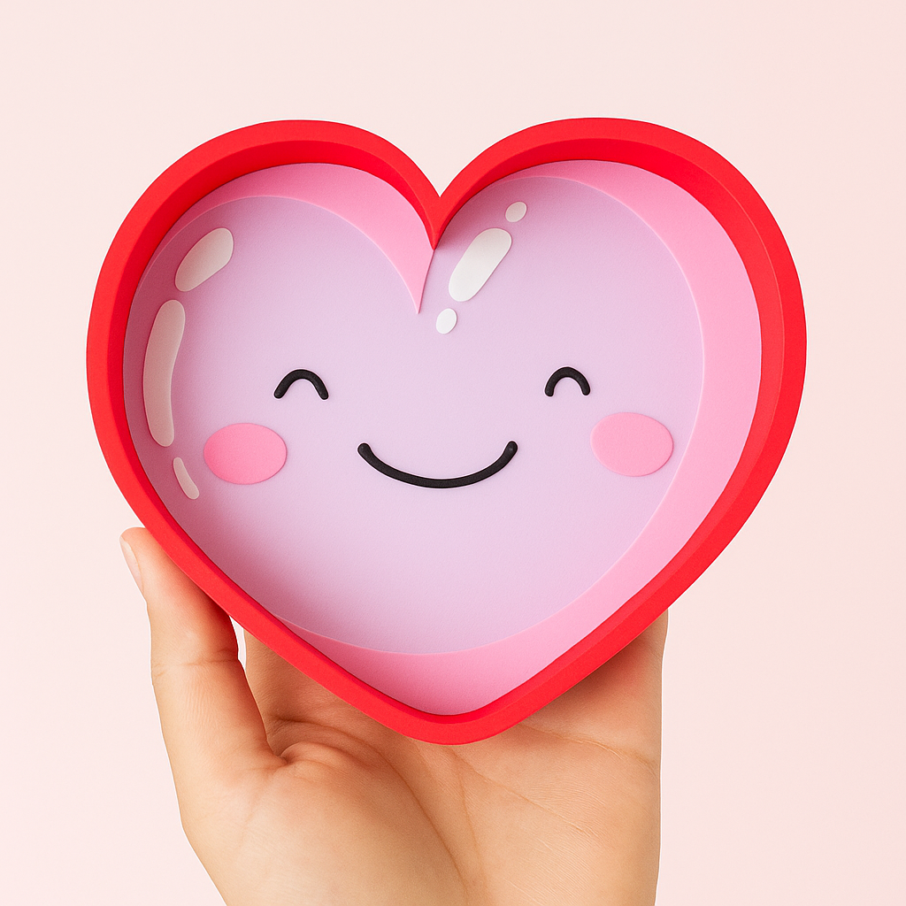Bandejitas para sparkles de corazon