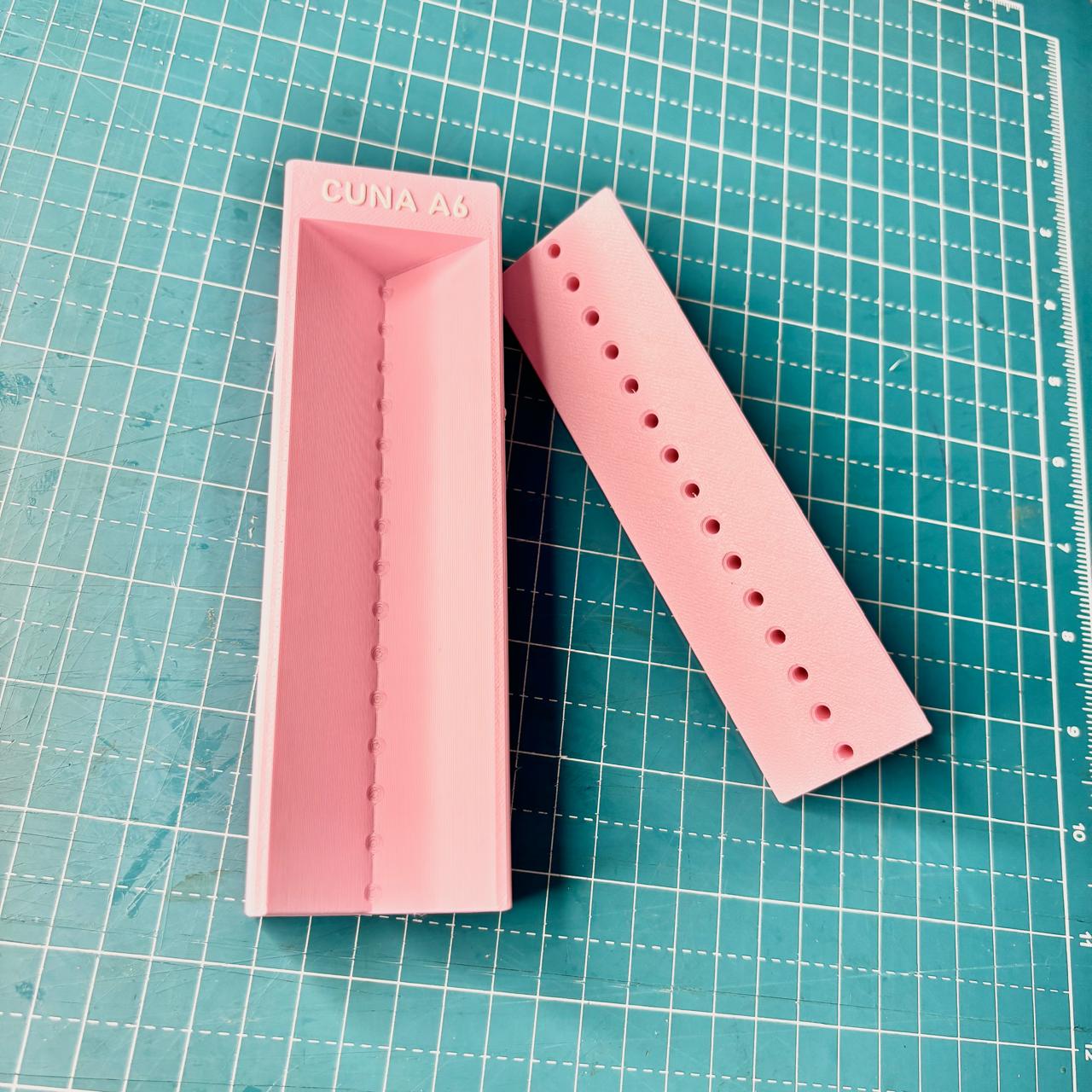 Cuna tamaño A6 para encuadernacion cosida