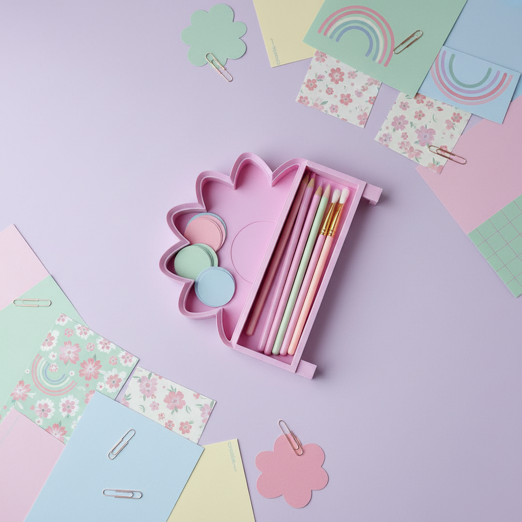 bandejita floral apilable